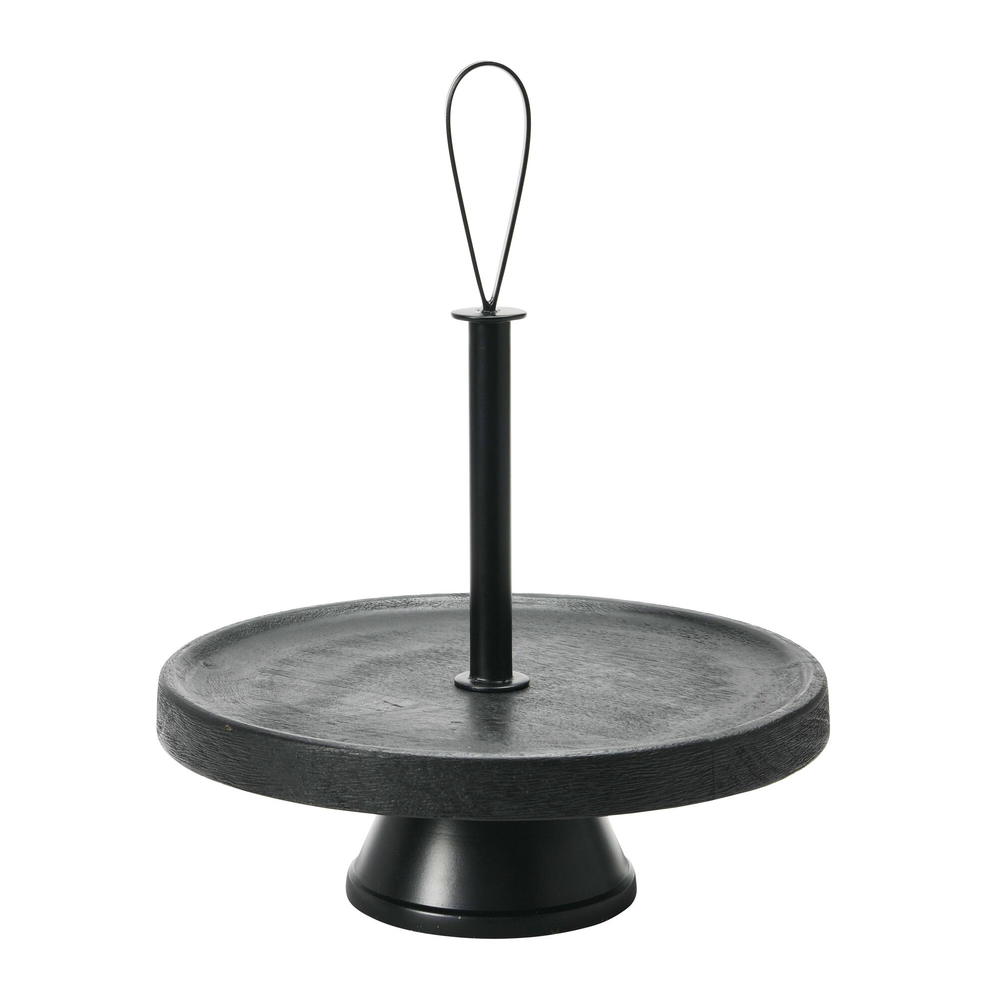 Hello Honey® 15" Black Elegant Modern Tray
